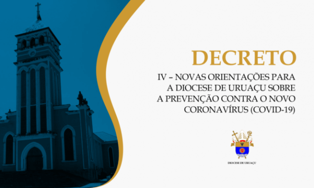 Orientações para a Diocese de Uruaçu sobre a prevenção do COVID-19