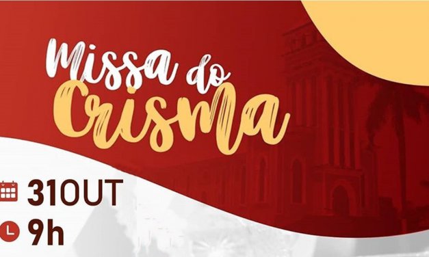 Missa do Crisma acontece em Uruaçu neste sábado