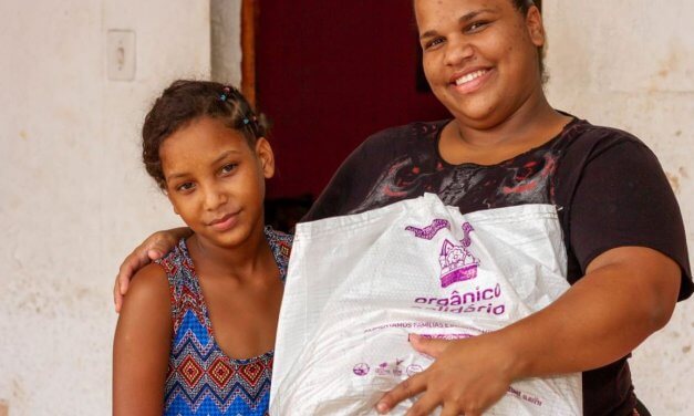 Projeto distribui em dois anos 500 toneladas de alimentos orgânicos