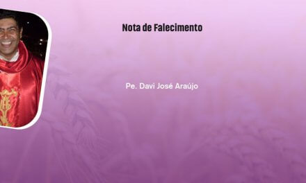 Nota de pesar pelo falecimento do Pe. Davi José de Araújo
