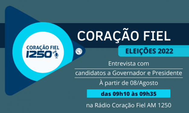 Sabatina com todos os candidatos a Governador e Presidente