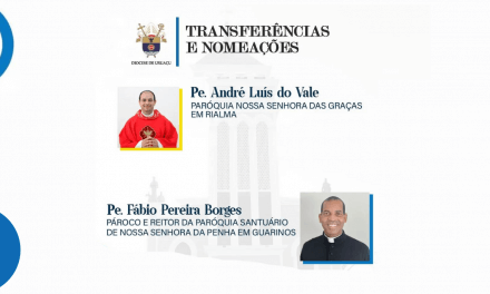 Dom Giovani Carlos faz transferências e nomeações na Diocese de Uruaçu