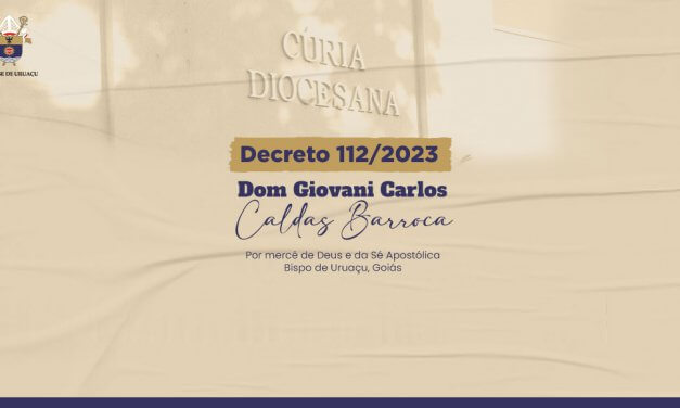 Decreto 112/2023 – Dom Giovani Carlos