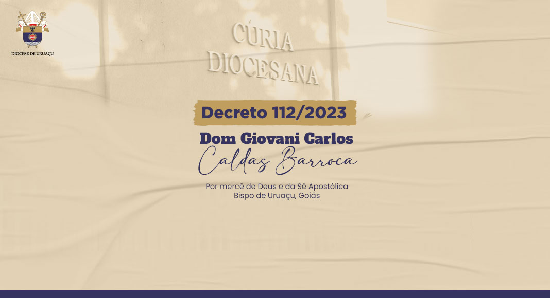 Decreto 112/2023 – Dom Giovani Carlos