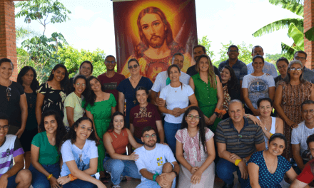 Encerramento dos grupos na escola do Coração de Jesus