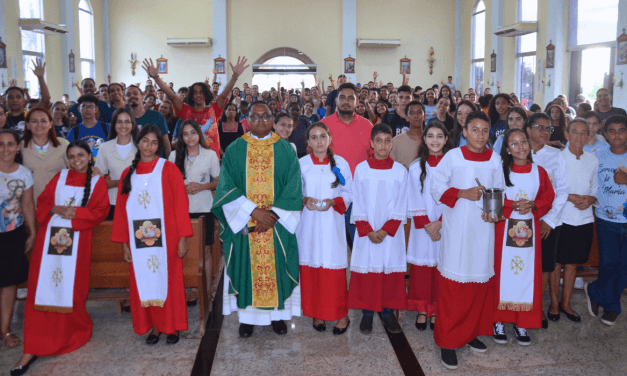 Coração Fiel em Missão pela Pascom da Diocese de Uruaçu