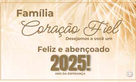 Família Coração Fiel feliz ano novo