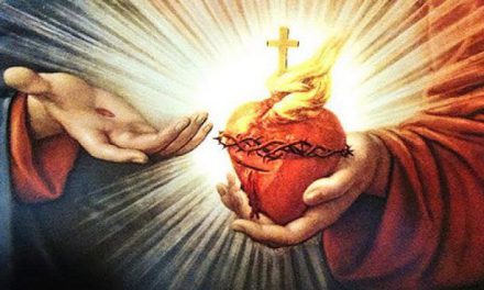 Coração de Jesus, cheio de amor e bondade