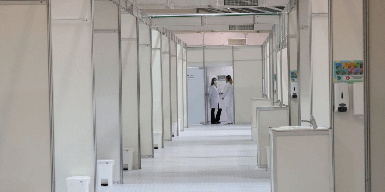 Começa funcionar terceiro hospital de campanha na cidade de São Paulo
