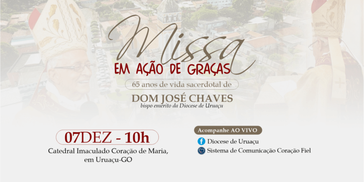 Dom José Chaves celebrará 65 anos de ordenação presbiteral