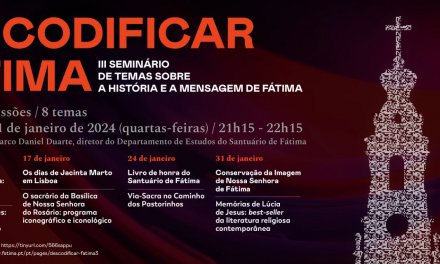 Santuário promove seminário on-line sobre mensagem de Fátima
