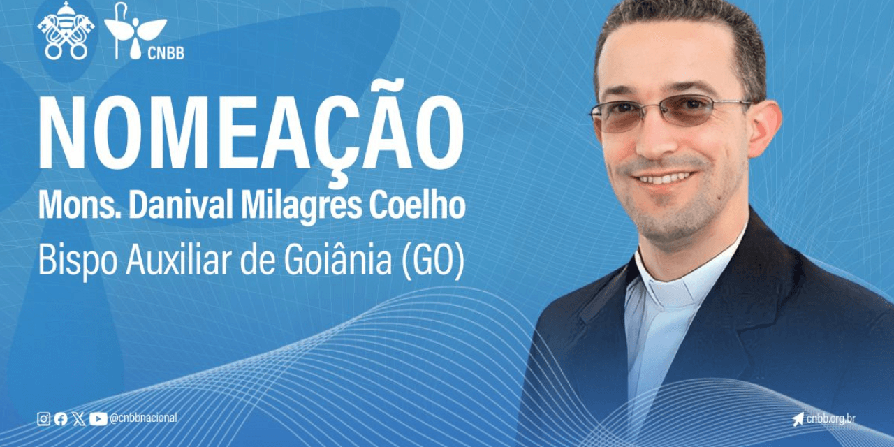 Papa nomeia novo bispo auxiliar para a arquidiocese de Goiânia